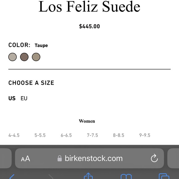 LOS FELIZ SUEDE - TAUPE / 38 - Picture 5 of 6